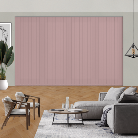 Origin Pastel Pink Vertical Blinds