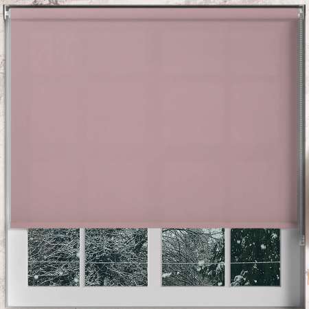 Origin Pastel Pink Roller Blinds Frame