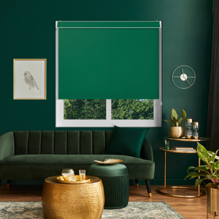 Origin Racing Green Pelmet Roller Blinds
