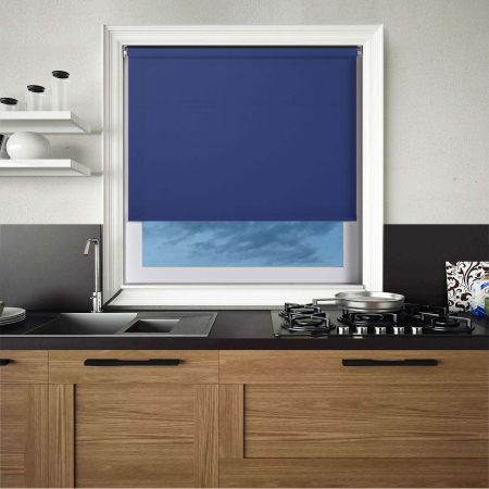 Origin Rich Blue Cordless Roller Blinds
