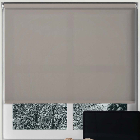Origin Taupe Cordless Roller Blinds Frame