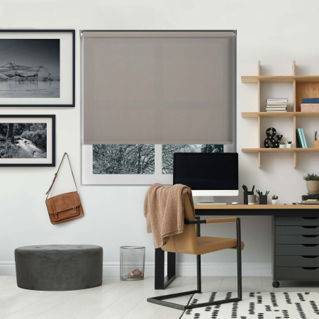 Origin Taupe Cordless Roller Blinds