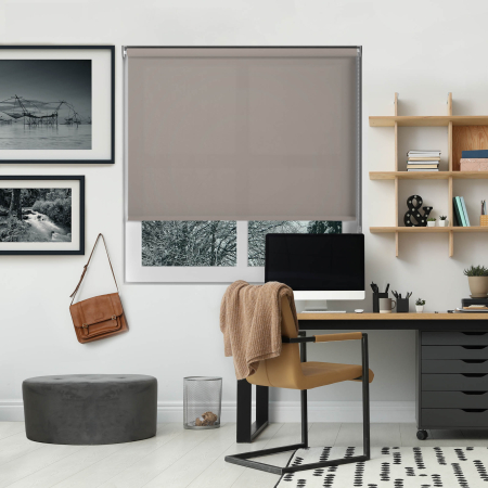Origin Taupe Roller Blinds