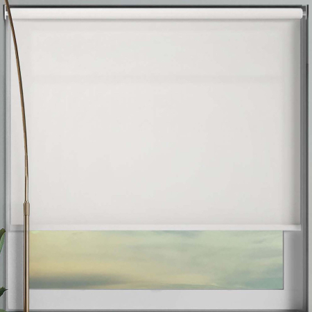 Origin White Cordless Roller Blinds Frame