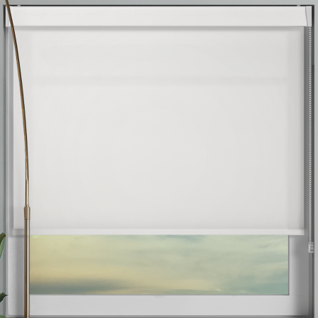 Origin White Pelmet Roller Blinds Frame