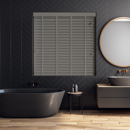 Orion Wood Grain Faux Wood with Gallant Tape Wood Venetian Blinds