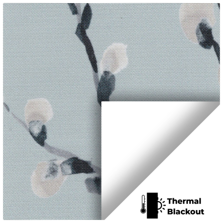 Osier Blue Roller Blinds Scan