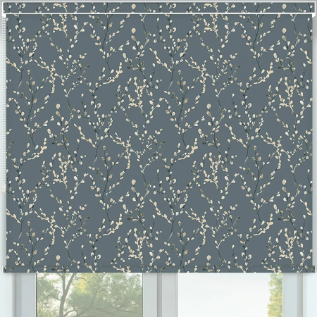 Osier Cool Blue No Drill Roller Blinds Frame