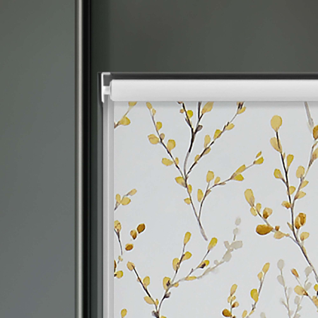 Osier Mustard Cordless Roller Blinds Product Detail