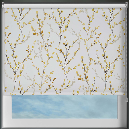 Osier Mustard Roller Blinds Frame
