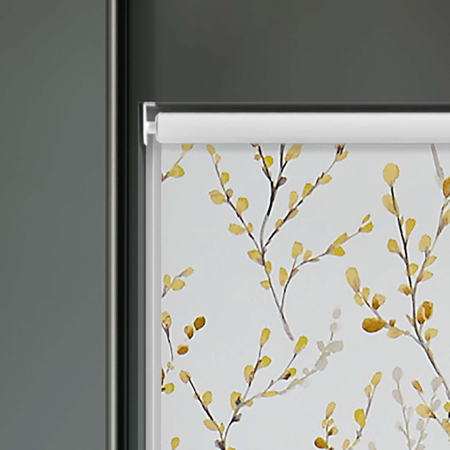 Osier Mustard Roller Blinds Product Detail