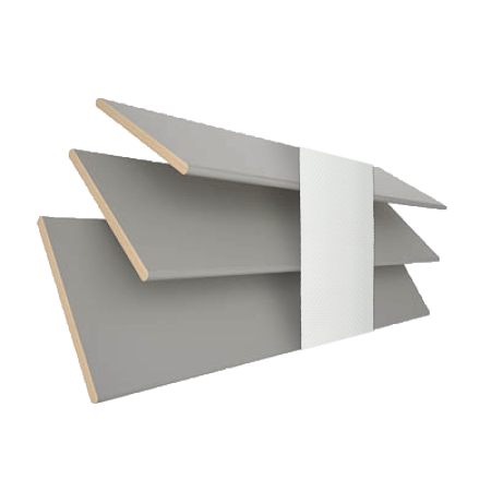 Pavillion with Arctic Tape Wood Venetian Blinds 3 Slats