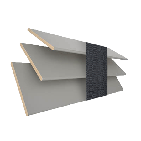 Pavillion with Dusk Tape Wood Venetian Blinds 3 Slats