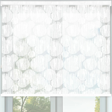 Pebble Frost Pelmet Roller Blinds Frame