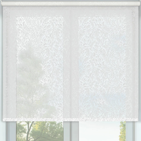 Petal White Cordless Roller Blinds Frame