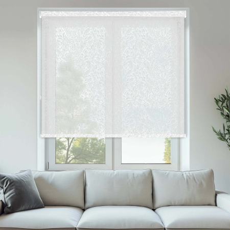 Petal White No Drill Roller Blinds