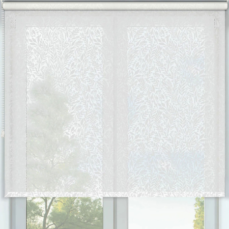 Petal White Roller Blinds Frame