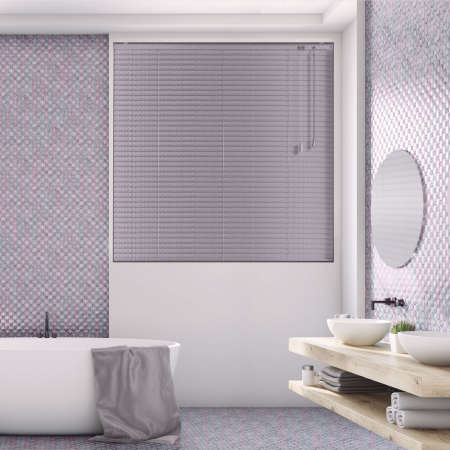 Pink Silver Texture Venetian Blinds