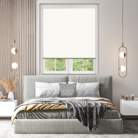 Pure White Bloc Blinds Cassette Blinds Inside Fit