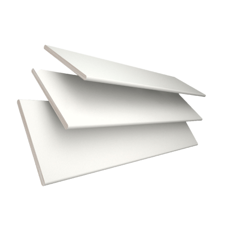 Pure White Wood Venetian Blinds 3 Slats