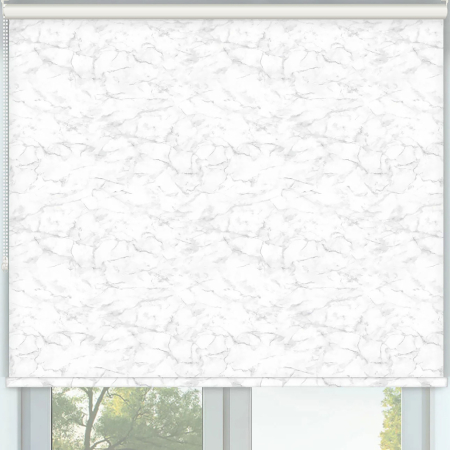 Quartz Silver Roller Blinds Frame
