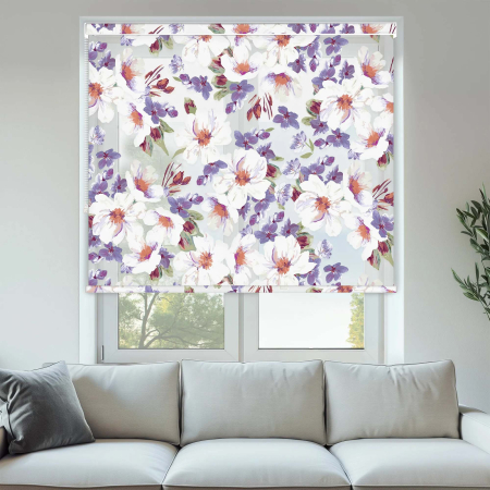 Renoir Flower Pelmet Roller Blinds