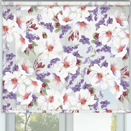 Renoir Flower Roller Blinds Frame