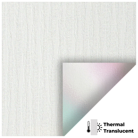 Ribbon Solar White Pelmet Roller Blinds Scan