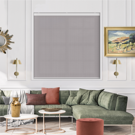 Sable Taupe Cordless Honeycomb Pleated Blind Closed