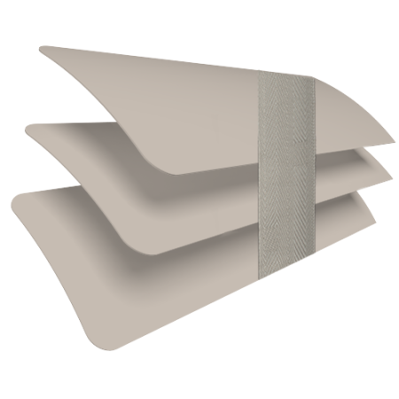 Sand Dune with Dove Tape Venetian Blinds Slats