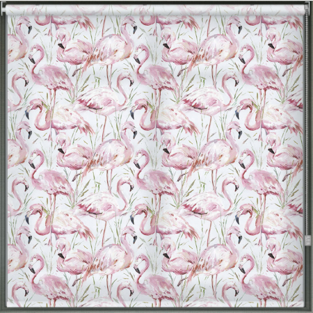 Serena Pink Roller Blind Cropped Image