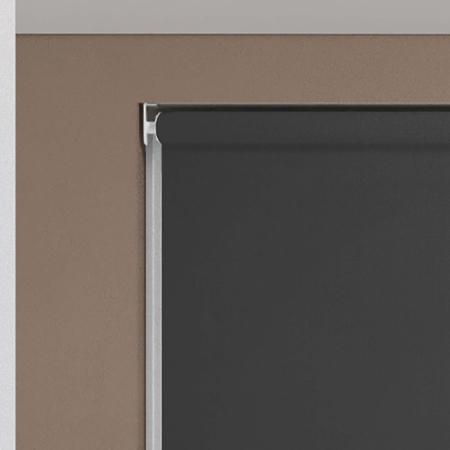 Shower Safe Black Cordless Roller Blinds Product Detail