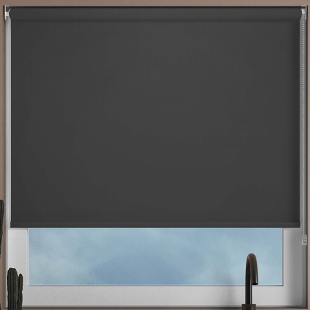 Shower Safe Black Roller Blinds Frame