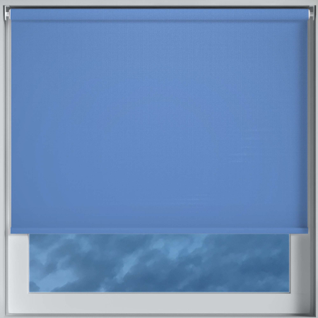 Shower Safe Blue Cordless Roller Blinds Frame