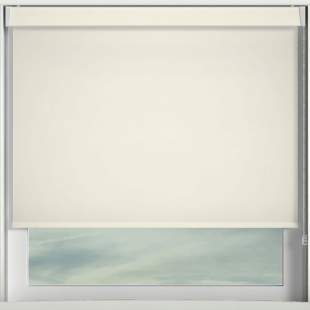 Shower Safe Butter Cream Pelmet Roller Blinds Frame