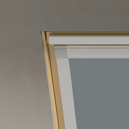 Shower Safe Grey (BLACKOUT) Velux Roof Window Blinds Detail