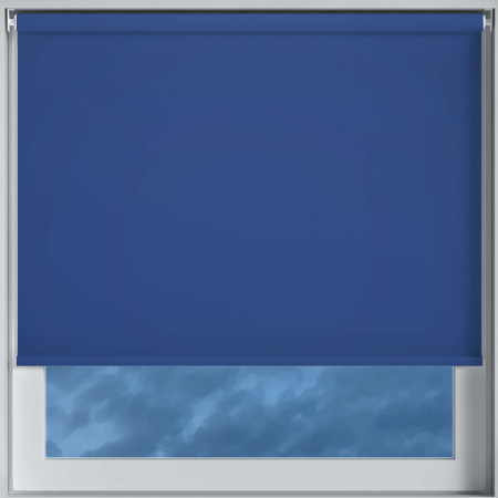 Shower Safe Imperial Blue Cordless Roller Blinds Frame