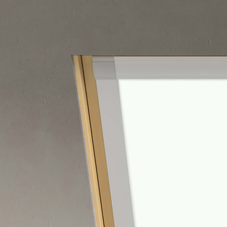 Shower Safe White (BLACKOUT) Balio Roof Window Blinds Detail