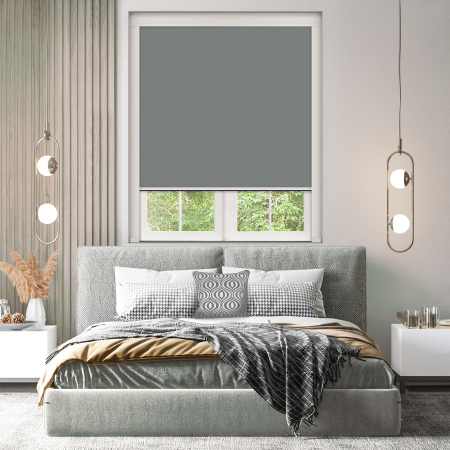 Smoldering Charcoal Bloc Blinds Cassette Blinds Inside Fit