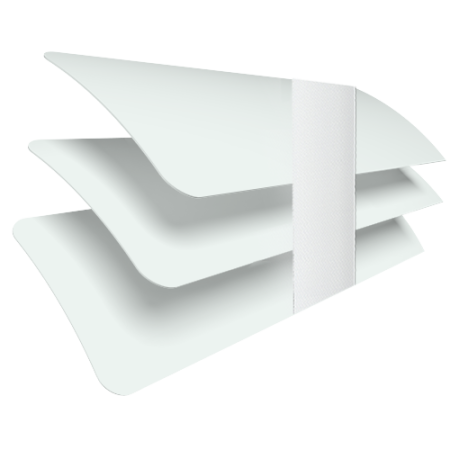 Snow White with Natural Tape Venetian Blinds Slats