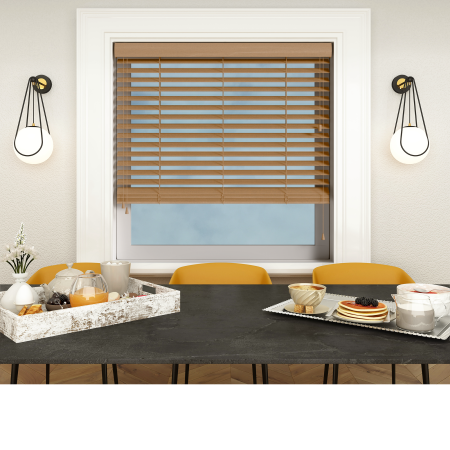 Soho Wood Venetian Blinds Open