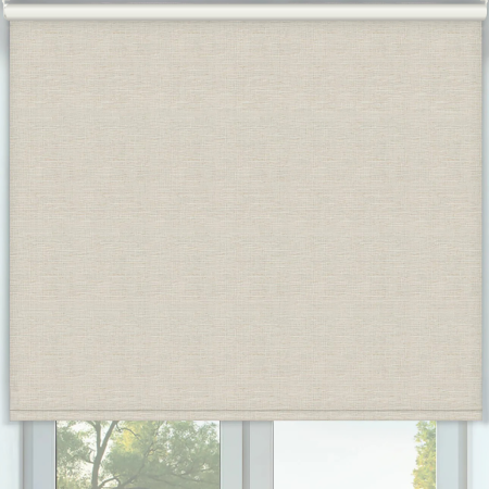 Solace Oatmeal Blackout Cordless Roller Blinds Frame