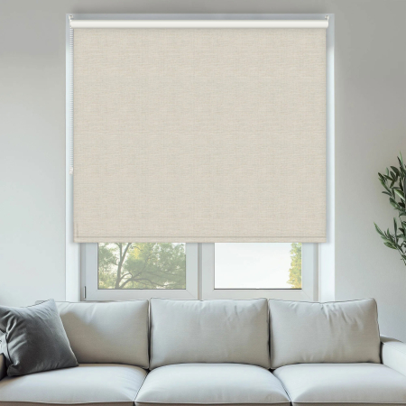 Solace Oatmeal Blackout Roller Blinds