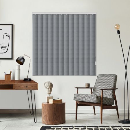 Sonata Storm Rigid PVC Vertical Blinds Closed