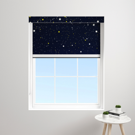 Starry Night XL Bloc Blinds Cassette Blinds Inside Fit Close Up