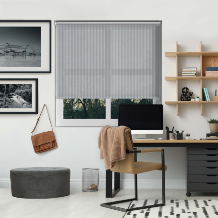 Striation Solar Iron Roller Blinds