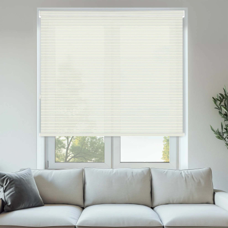 Sumatra Cream Pelmet Roller Blinds