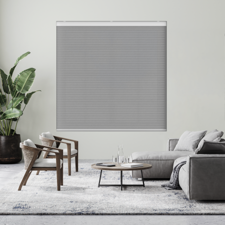 Tenso Titanium Cordless Honeycomb Pleated Blind Closed