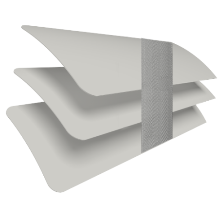 Titanium Spark with Lunar Tape Venetian Blinds Slats