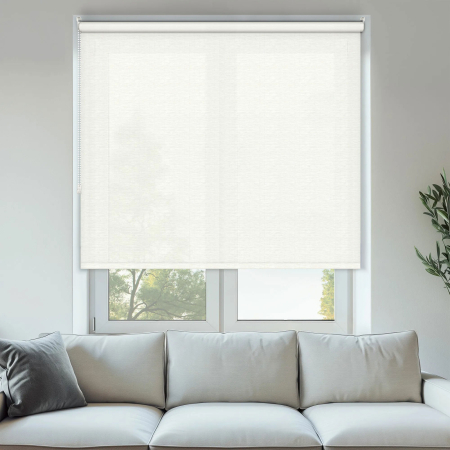 Tobago White Roller Blinds